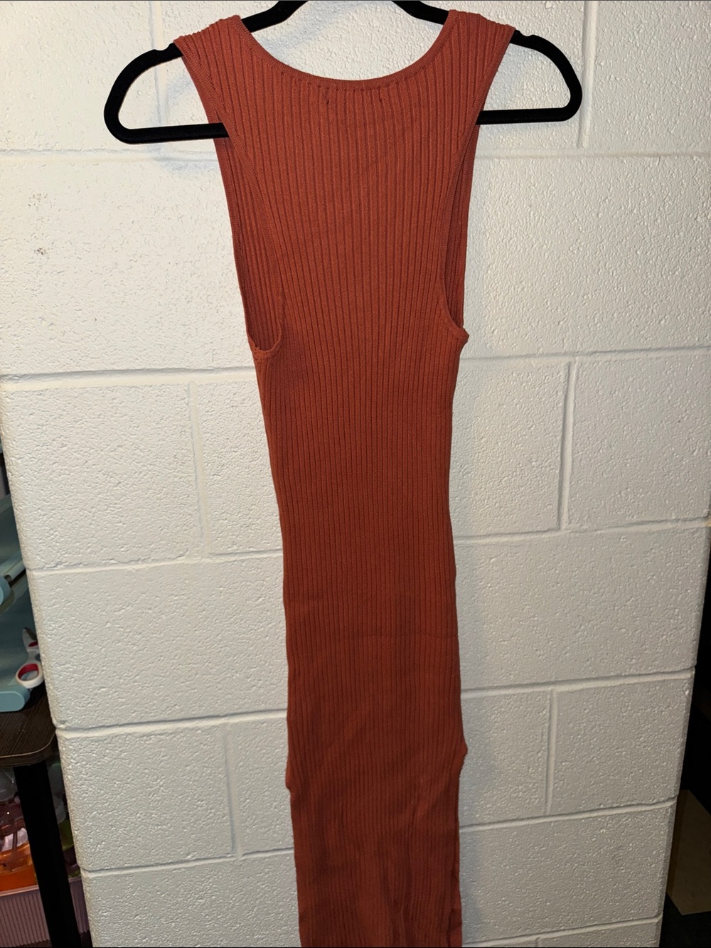 Forever 21 Rust Ribbed Tank Dress - Picture 3 of 4